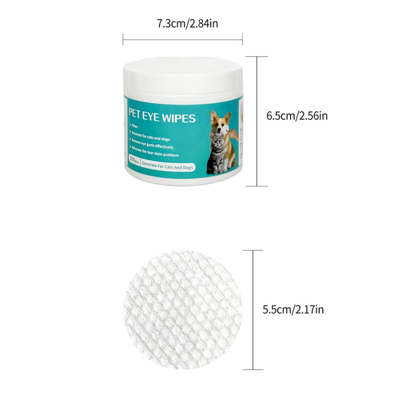 Pet Eye Wipes Factory - Organic Wholesale 100 Pieces Dog Cat Cleaning Wipes