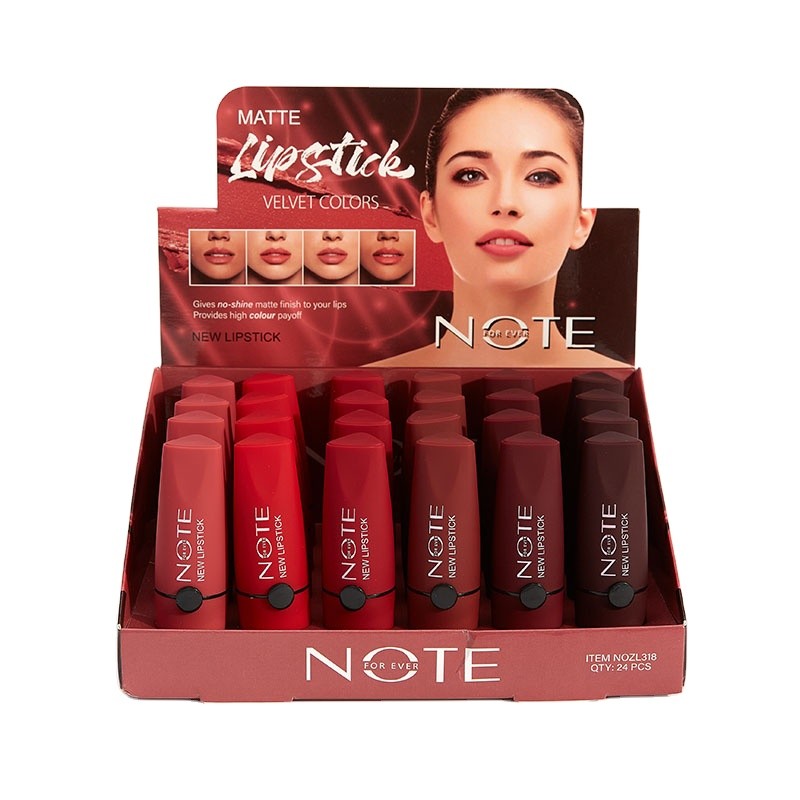Lipstick Set Factory - Private Label Moisturizing Matte Velvet Mist Nude
