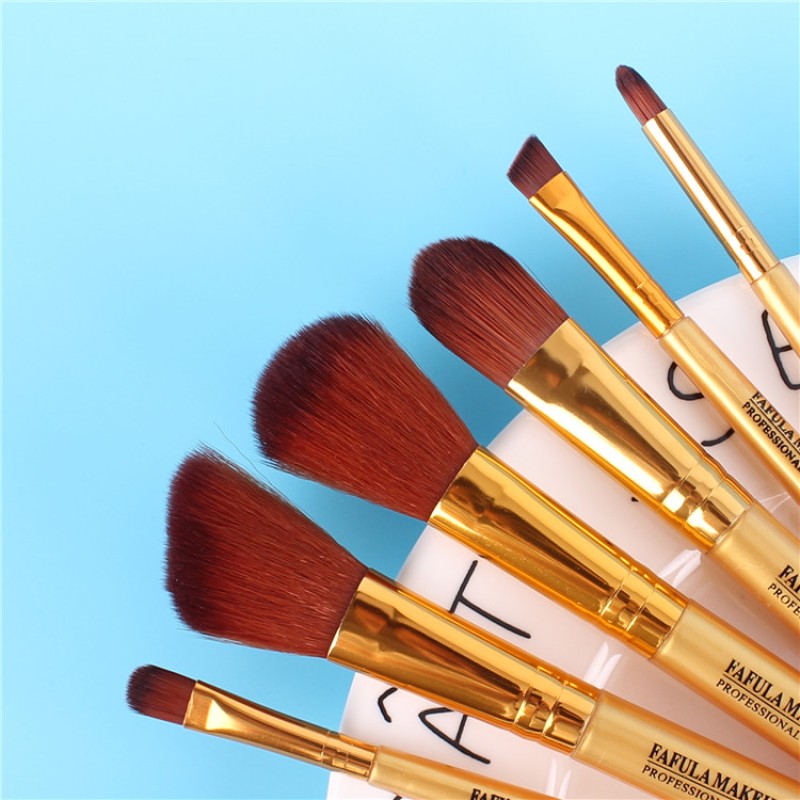 Makeup Brush Set Factory - High Quality Private Label 12 Pcs Gold Set