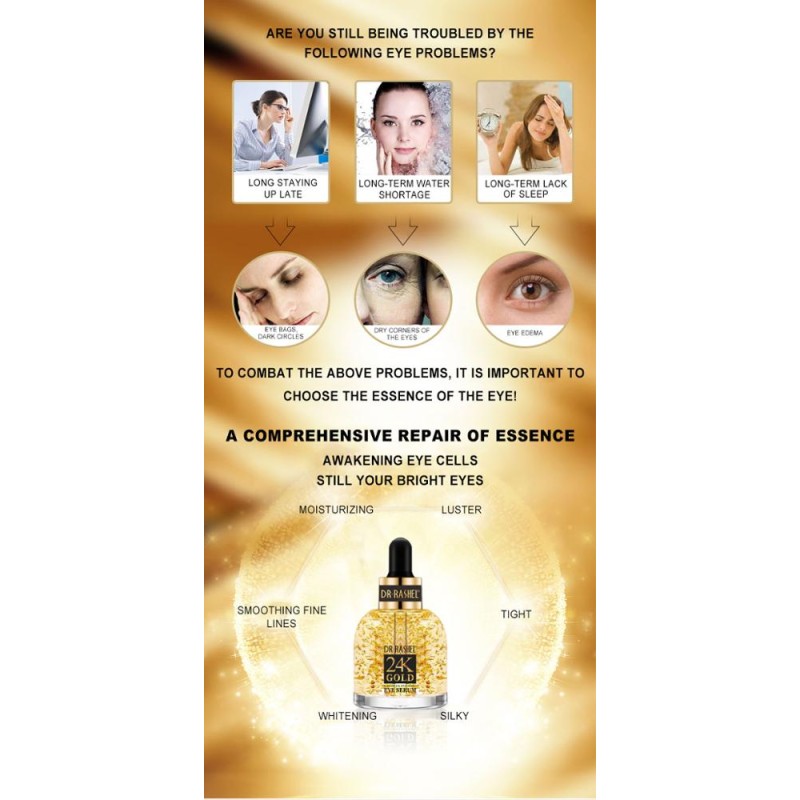 Eye Serum Manufacturer - Factory Wholesale Private Label 24k Gold Anti Aging