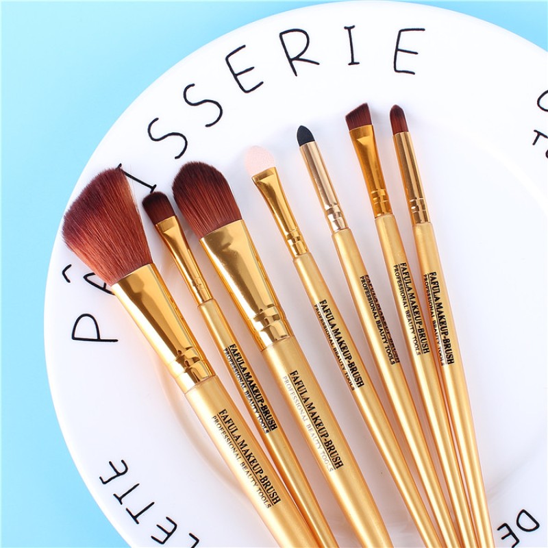 Makeup Brush Set Factory - High Quality Private Label 12 Pcs Gold Set