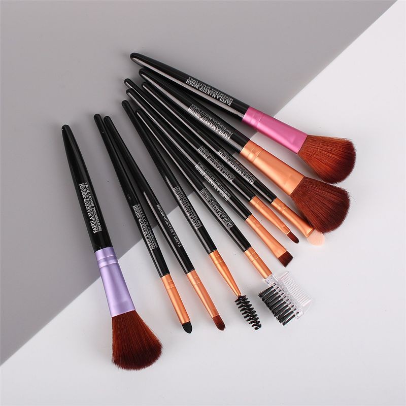 Makeup Brush Set Manufacturer - 8 Pieces Cover Brush Dazzle Color Series Soft