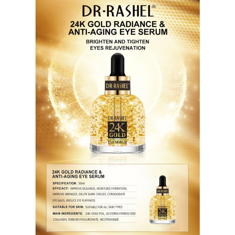 Eye Serum Manufacturer - Factory Wholesale Private Label 24k Gold Anti Aging