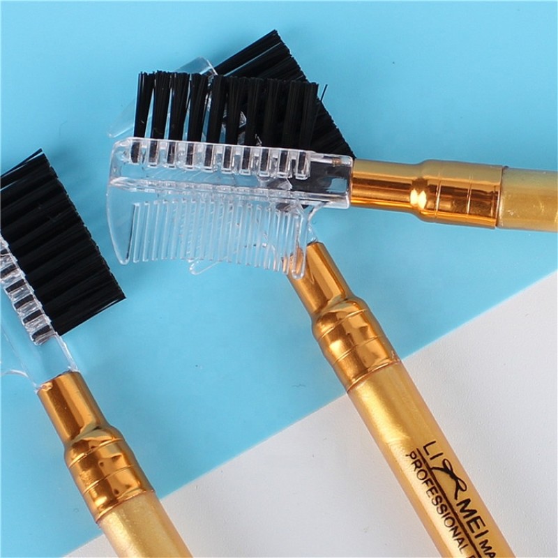 Makeup Brush Supplier - High Quality 2 in 1 Head Double Side Brush