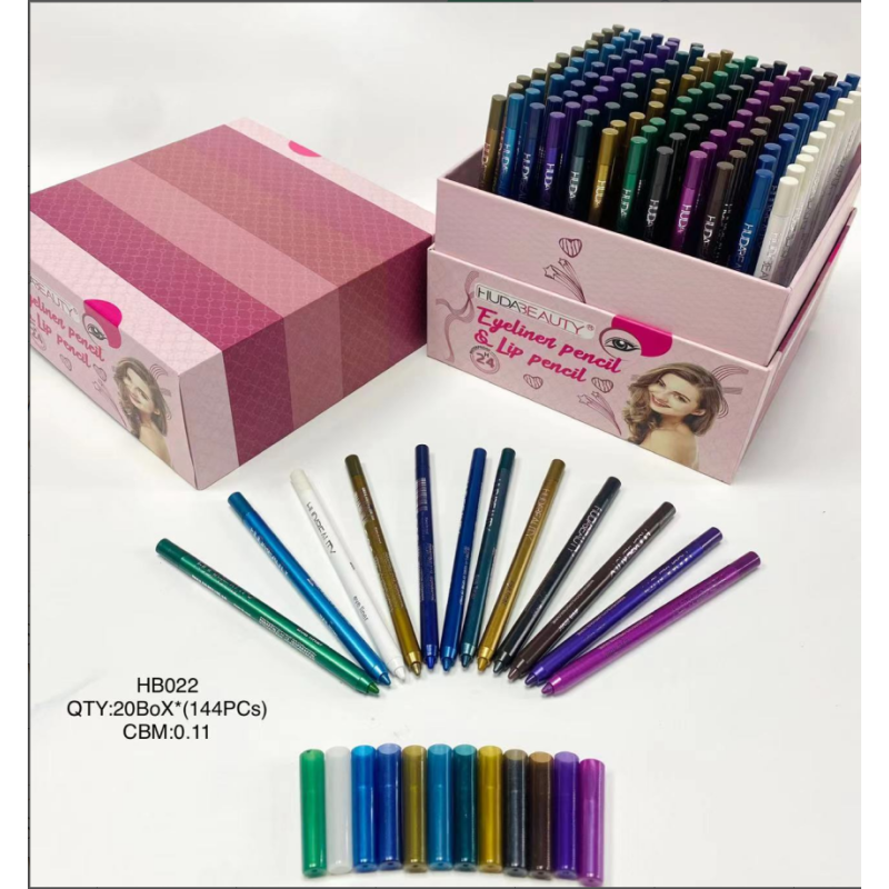 Lip Liner Pencil Supplier - Waterproof 12 Colors Brown Color Lipliner