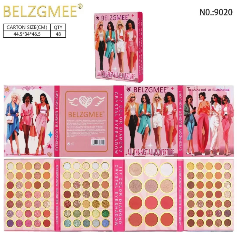 Eyeshadow Palette Supplier - Ultra Shiny Glitter Blush Highlighter Matte Shimmer