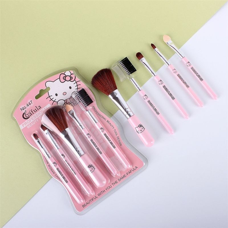 Makeup Brush Factory - High Quality KT Cat Five Pink Blush Beauty Tool