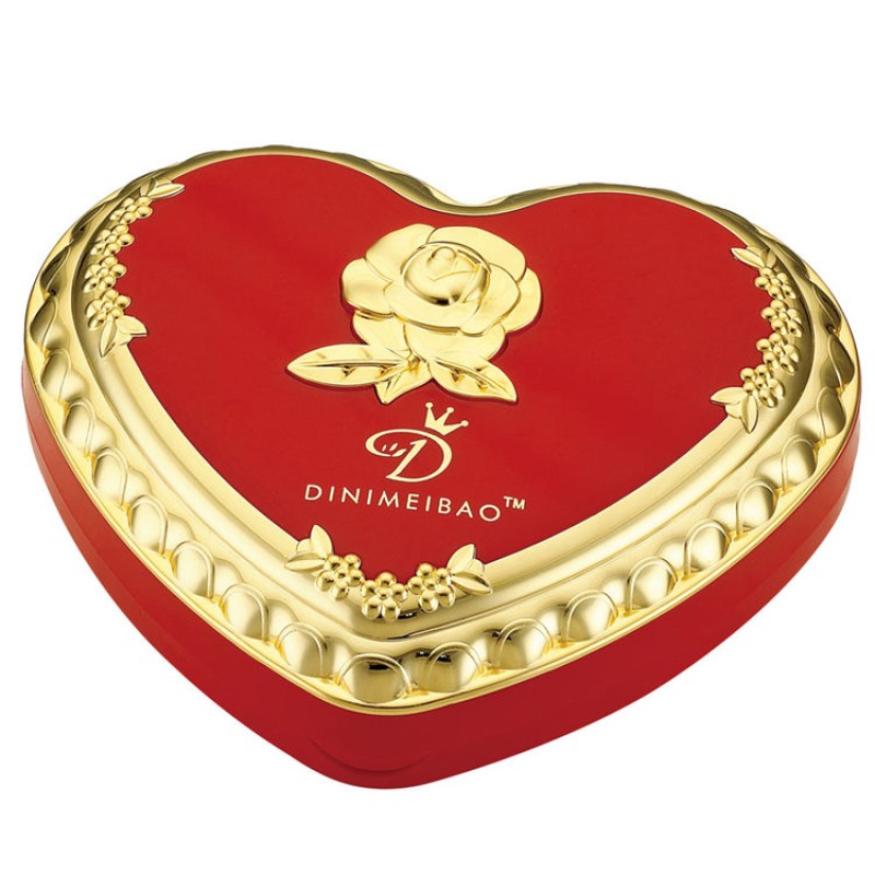 Makeup Kit Factory - Fashionable Love Shape Storage Box Basic Cosmetics