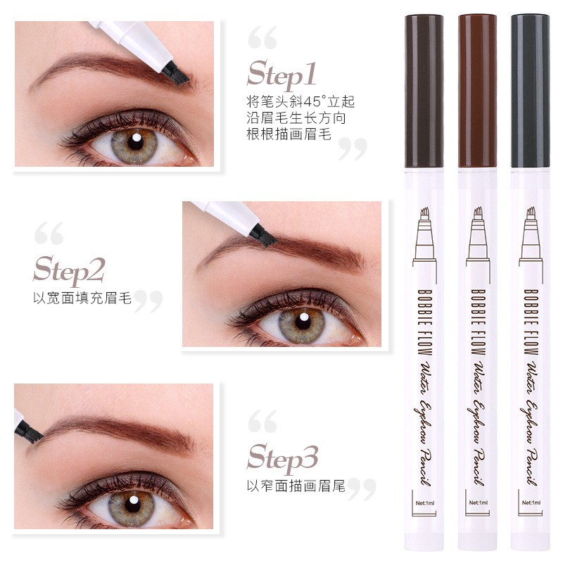 Eyebrow Pencil Factory - Hot Sell Micro Fork Tip Waterproof Cosmetic