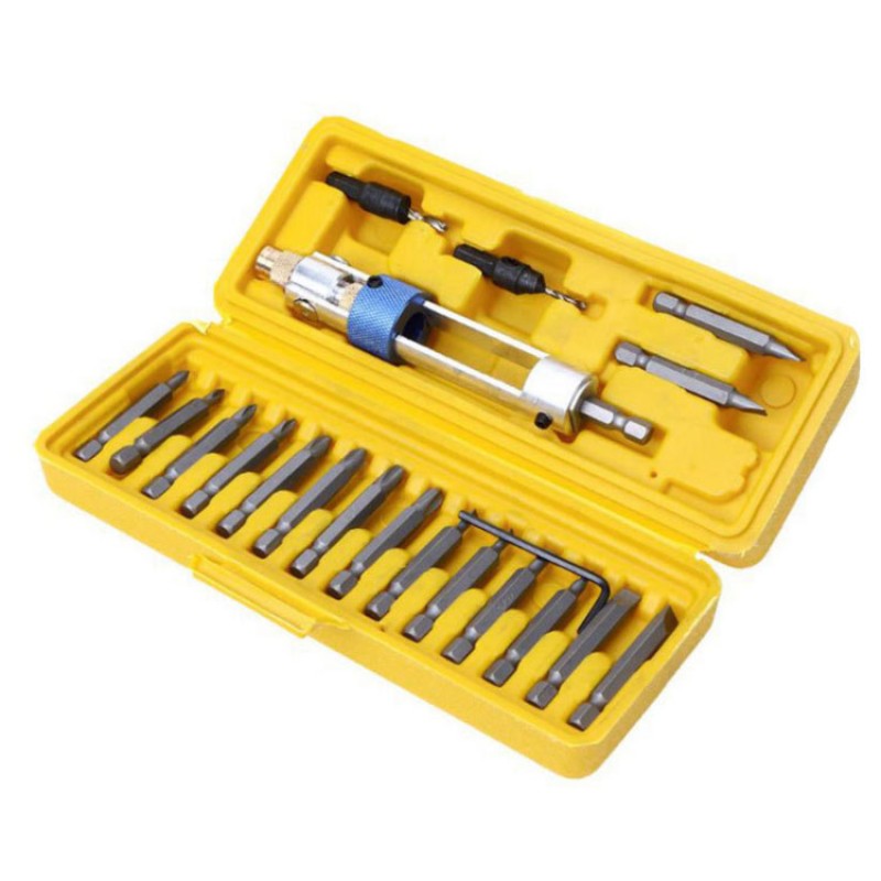 Drill Driver Set Supplier - 20PC Head Half Time Quick Change Countersink Set