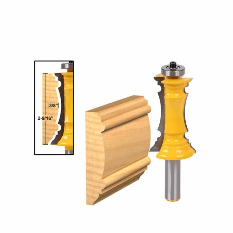 Router Bit Set Manufacturer - 2pc Mitered Door Molding & Chair Rail Bit