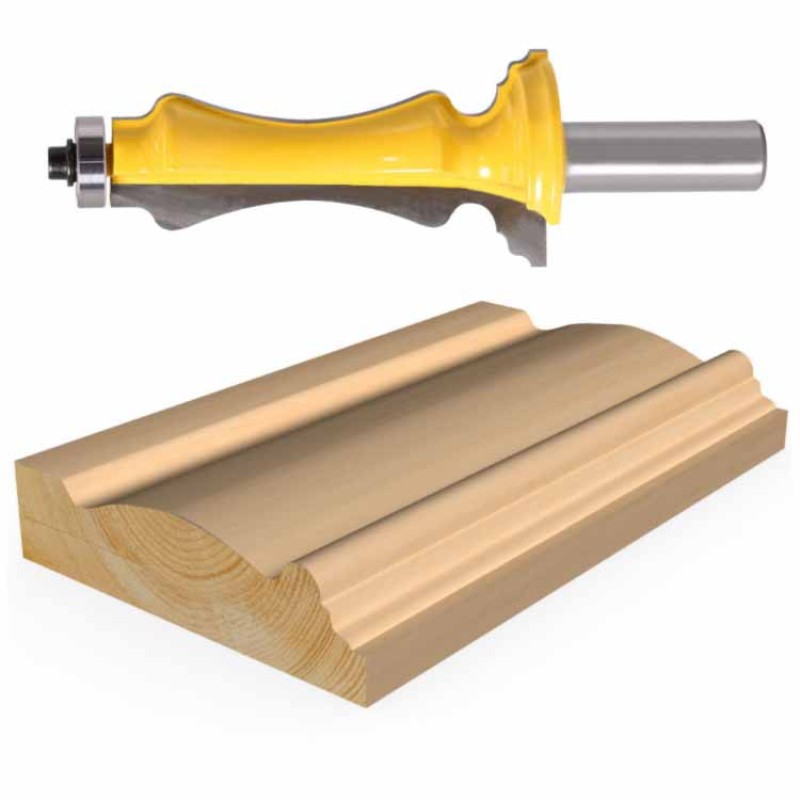 Router Bit Factory - 1PC Door & Window Casing 1/2" Shank Line Knife