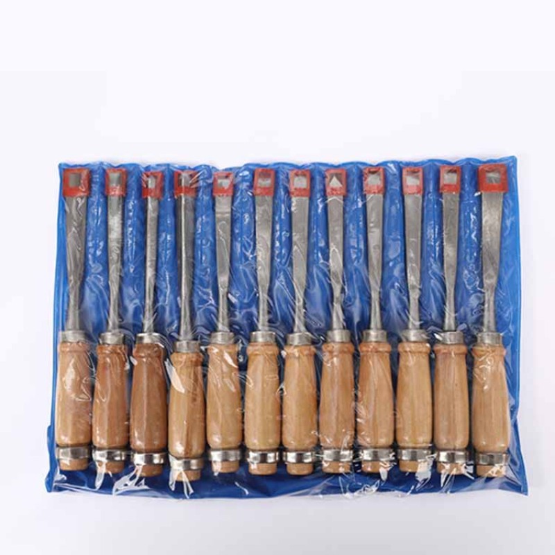 Carving Chisel Set Supplier - Multi-function 12Pcs/set Woodworking Knife Set