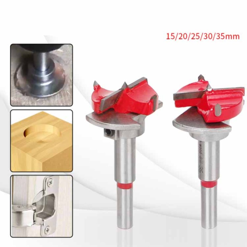 Drill Bit Set Factory - 5pcs Adjustable Depth 15mm-35mm Cabinet Hinge Bits