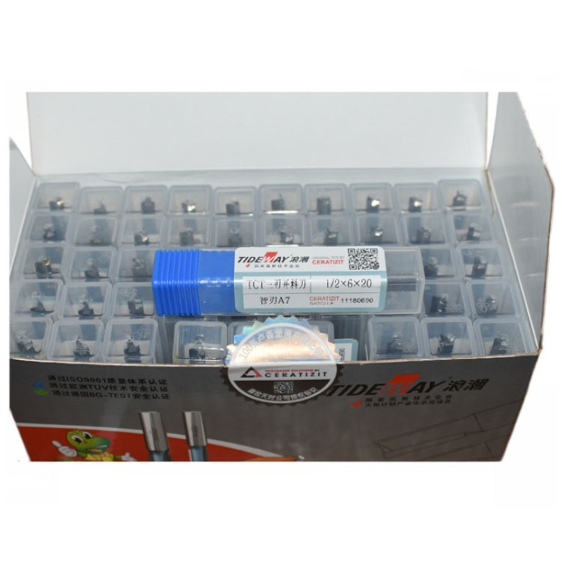 Trimming Cutter Manufacturer - Industrial Grade 1/2" Shank Tct 3 Flute Milling