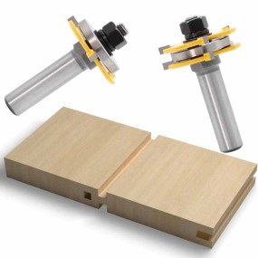 Router Bit Set Supplier - 2pcs Tongue and Groove 8 X 4mm 1/2" Shank
