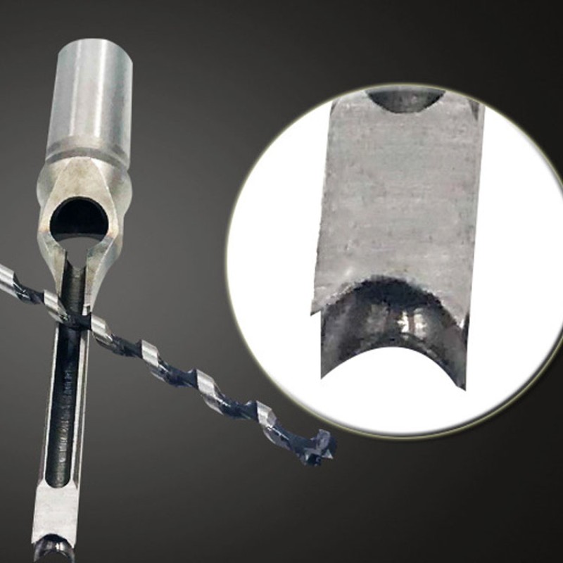 Drill Bit Set Factory - 4PCS HSS Twist Drill Square Auger Mortising Chisel