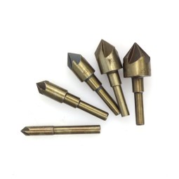 Countersink Bit Manufacturer - 5PCS HSS 5 Flutes 82 Degree Chamfer Cutter