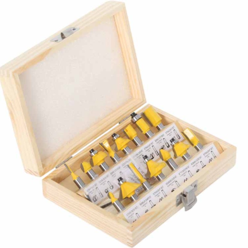 Router Bit Set Supplier - 5 Bit Casing & Base Molding 8mm Shank CNC Cutter