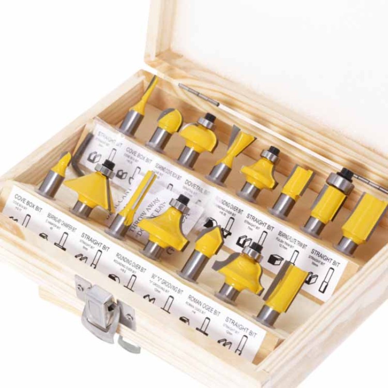 Router Bit Set Supplier - 5 Bit Casing & Base Molding 8mm Shank CNC Cutter