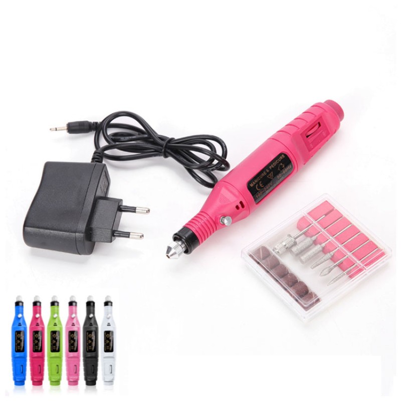Nail Drill Machine Supplier - 1 Set Professional Electric Manicure Pedicure Set