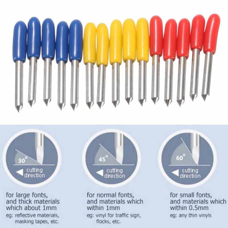 Cutting Plotter Knife Factory - A Grade Roland Blade Carving Knife 15 Pcs