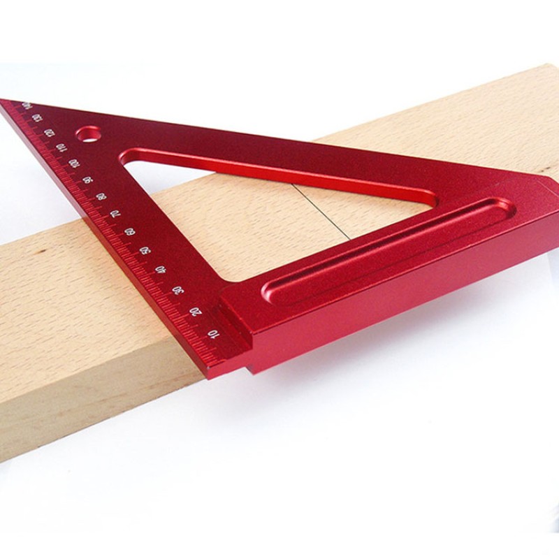 Precision Ruler Supplier - Aluminum Triangle Roofing Square Measuring Tool