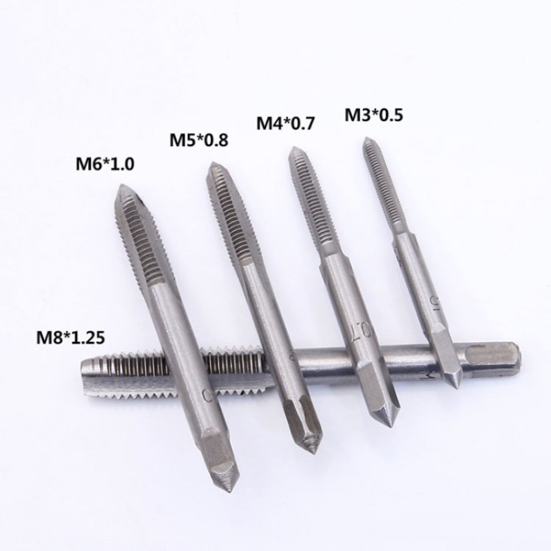 Drill Bit Set Factory - 5pc M3-m8 Composite Tip Drill with T Wrench Set