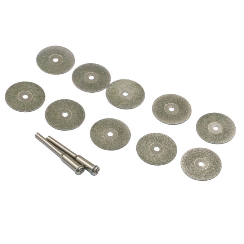 Cutting Discs Factory - 10PCS Emery Diamond Coated Double Side Cut Off Blade
