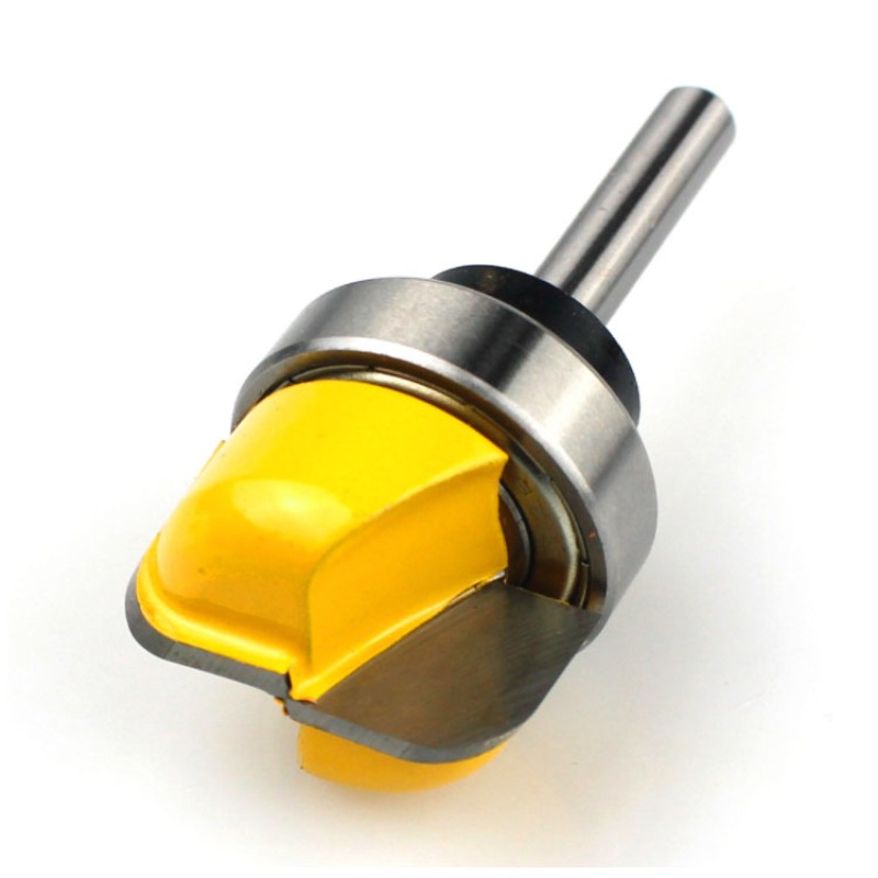Router Bit Manufacturer - 1 Pc Round Nose Bit with Bottom Bearing 1/4*3/4