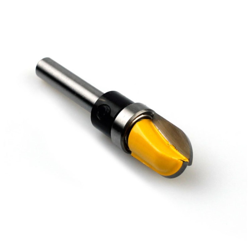 Router Bit Manufacturer - 1 Pc Round Nose Bit with Bottom Bearing 1/4*3/4