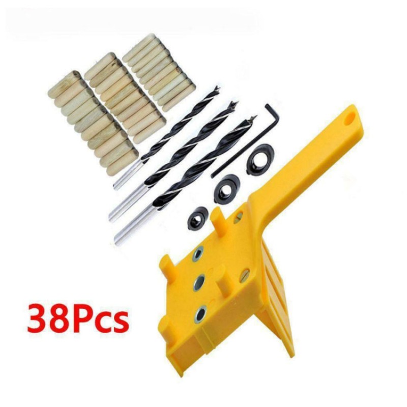 Doweling Jig Kit Supplier - 41pcs Quick Wood Drilling Hole Saw Tools Set