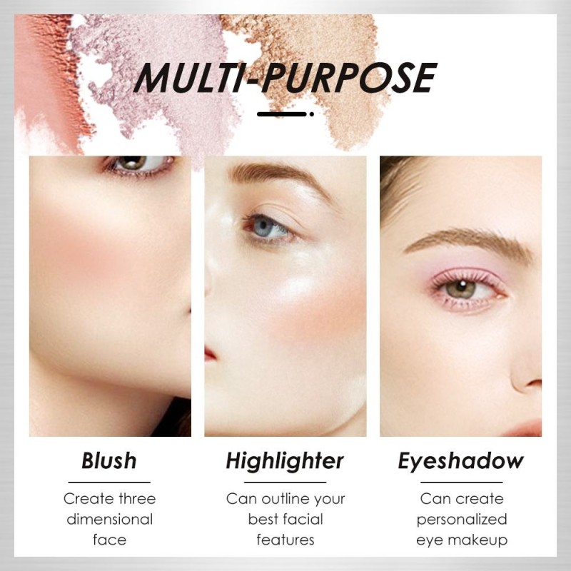 Blush Palette Manufacturer - Duoduo DFA26 Shimmer Matte Cheek Contour Powder