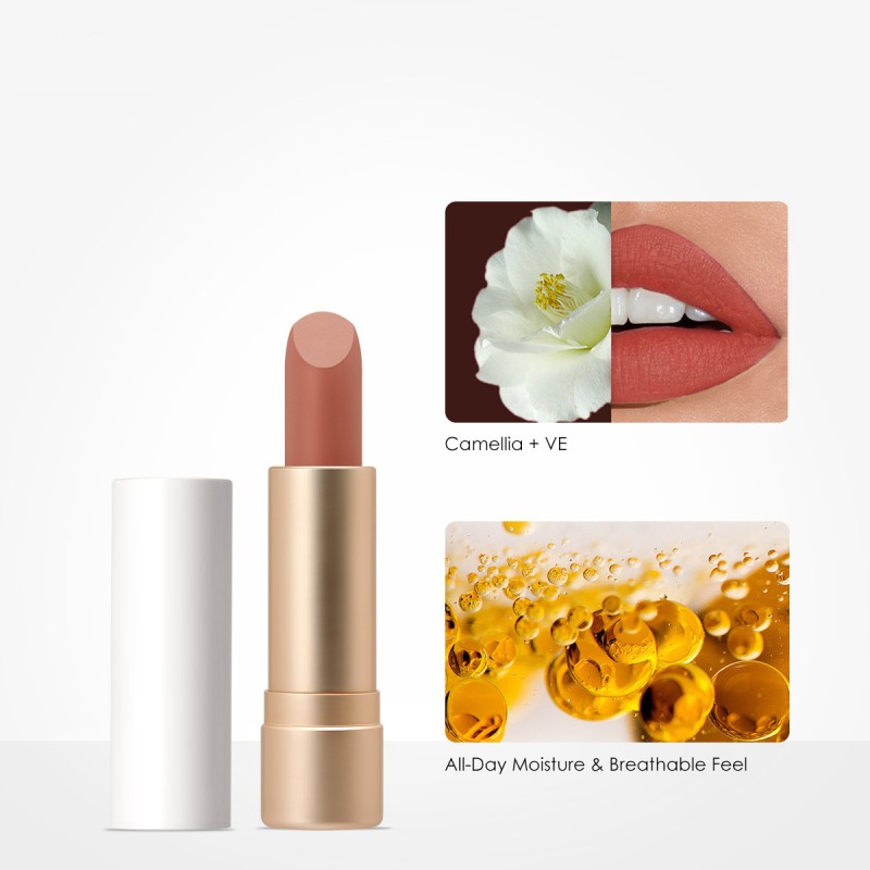 Lipstick Factory - Private Label Waterproof 5g Matte Nude Lipstick
