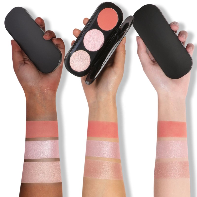 Blush Palette Manufacturer - Duoduo DFA26 Shimmer Matte Cheek Contour Powder
