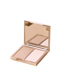 Highlighter Palette Supplier - Double Color Baked Pressed Powder Highlighter