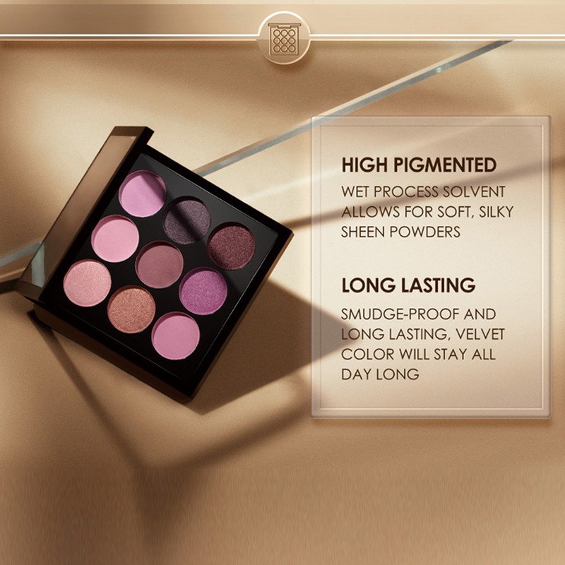 Eyeshadow Palette Factory - Wholesale OEM/ODM 9 Color Diamond Glitter Palette