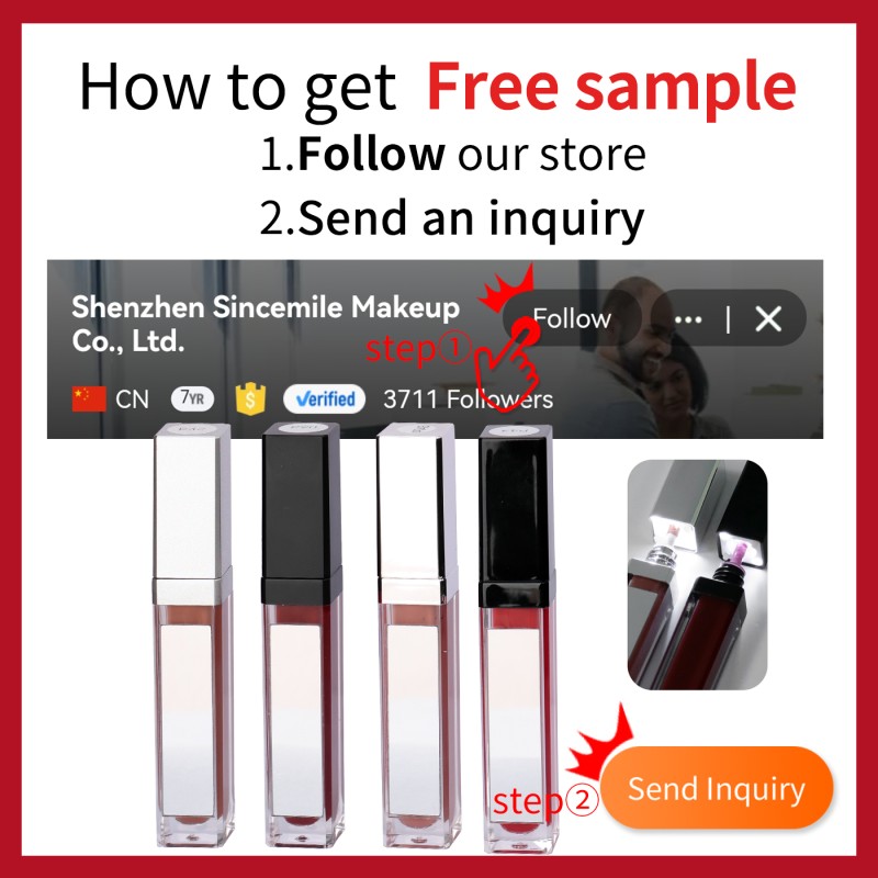 Lip Gloss Manufacturer - LED Light with Mirror Private Label Shiny Colors