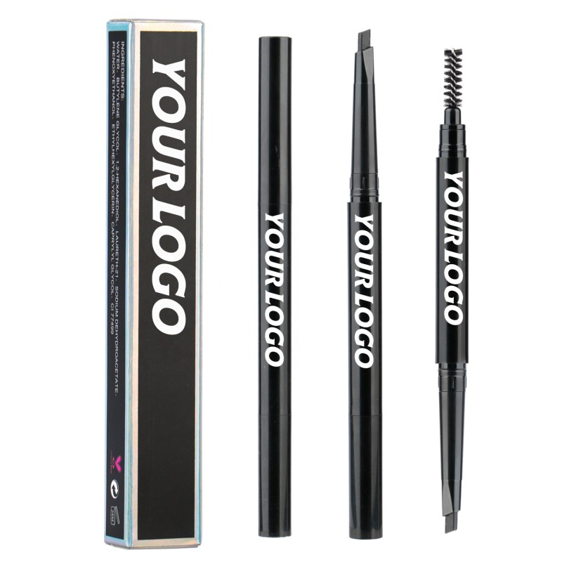 Eyebrow Pencil Manufacturer - Wholesale Vegan 2 in 1 Waterproof Custom Logo