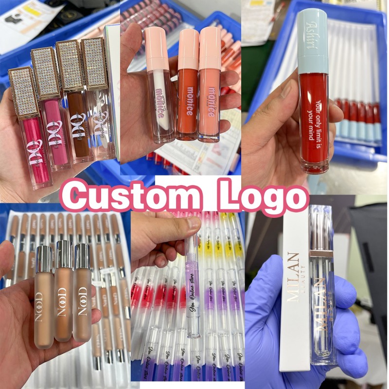 Lip Gloss Factory - Multiple Tube 151 Color Options Custom Print Logo OEM