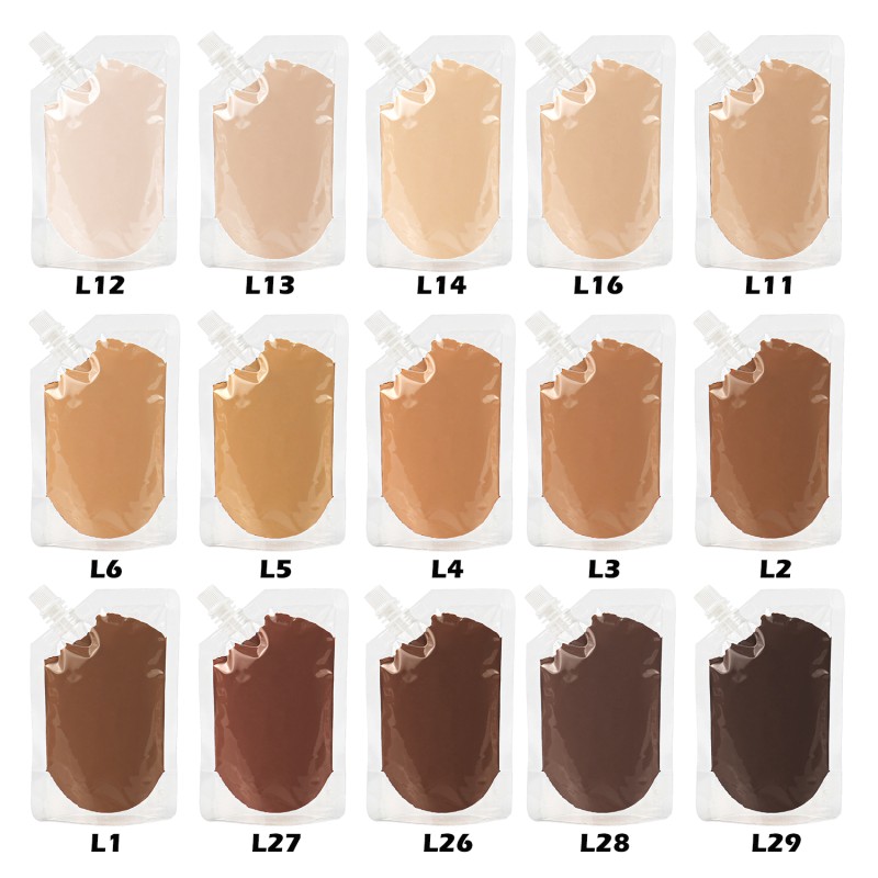Liquid Foundation Factory - 200g Wholesale Bulk 26 Colors Refill Bag