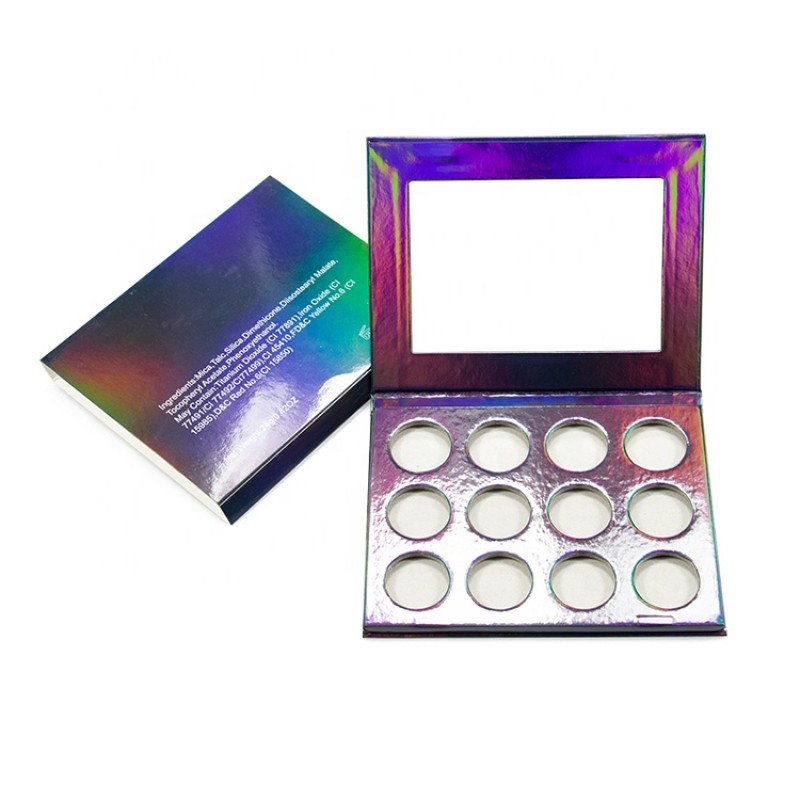 Eyeshadow Palette Factory - No Label 12 Color Private Label High Pigment