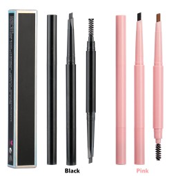 Eyebrow Pencil Manufacturer - Rebrand Low MOQ Custom Waterproof Wax 2in1 OEM