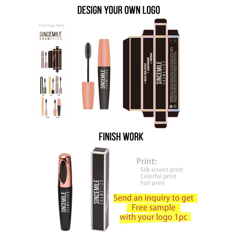 Mascara Supplier - 4D Silk Fiber Lash Black Waterproof Custom Private Label