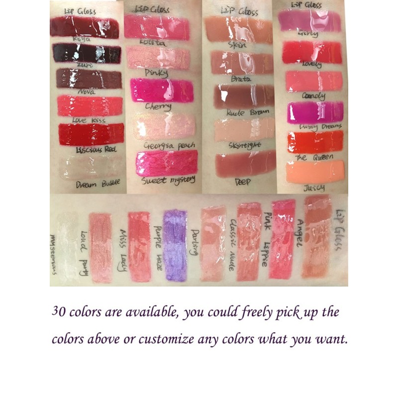 Lip Gloss Manufacturer - 56 Colors Organic Wholesale Gloss Private Label