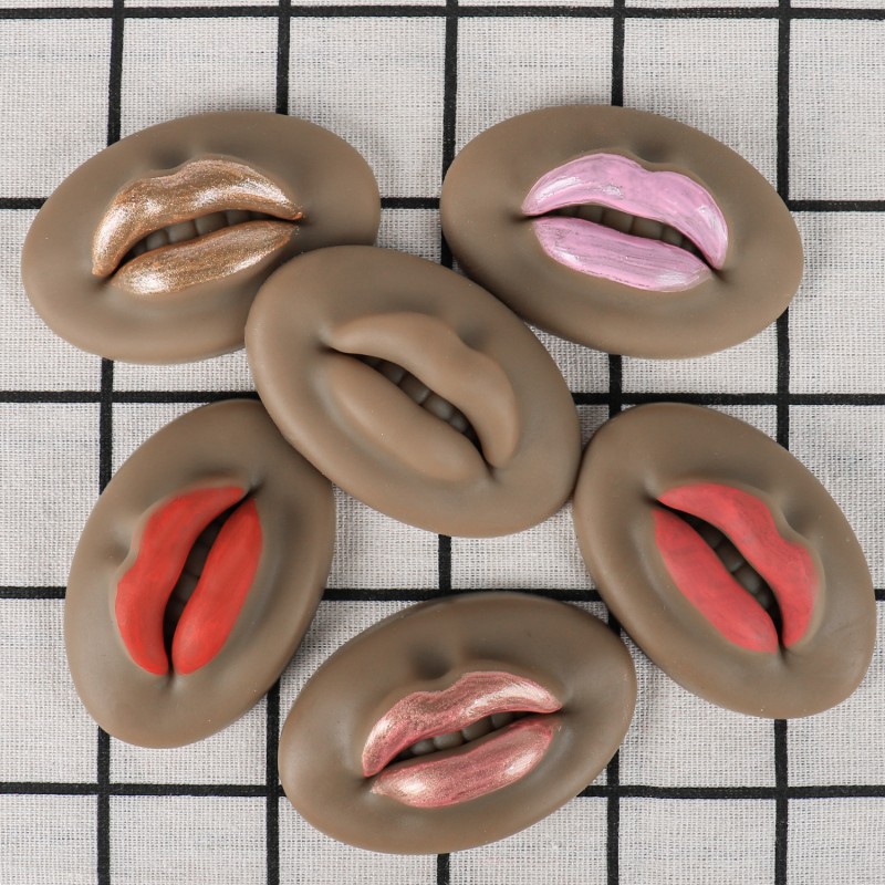 Makeup Model Supplier - Black Women Lip Model for Makeup Practice