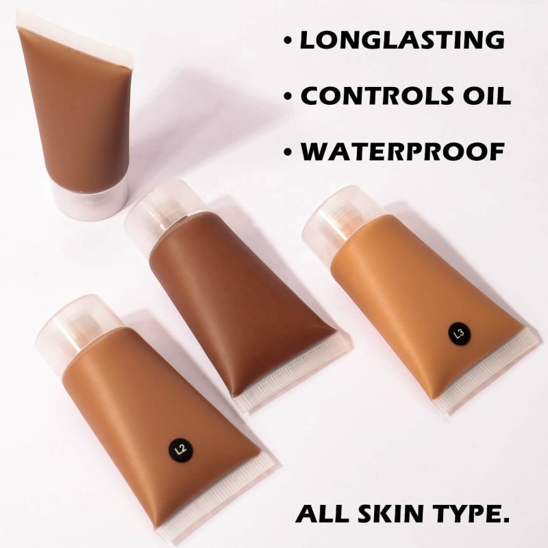 Liquid Foundation Factory - Super Stay Long Last Matte Dark Full Coverage