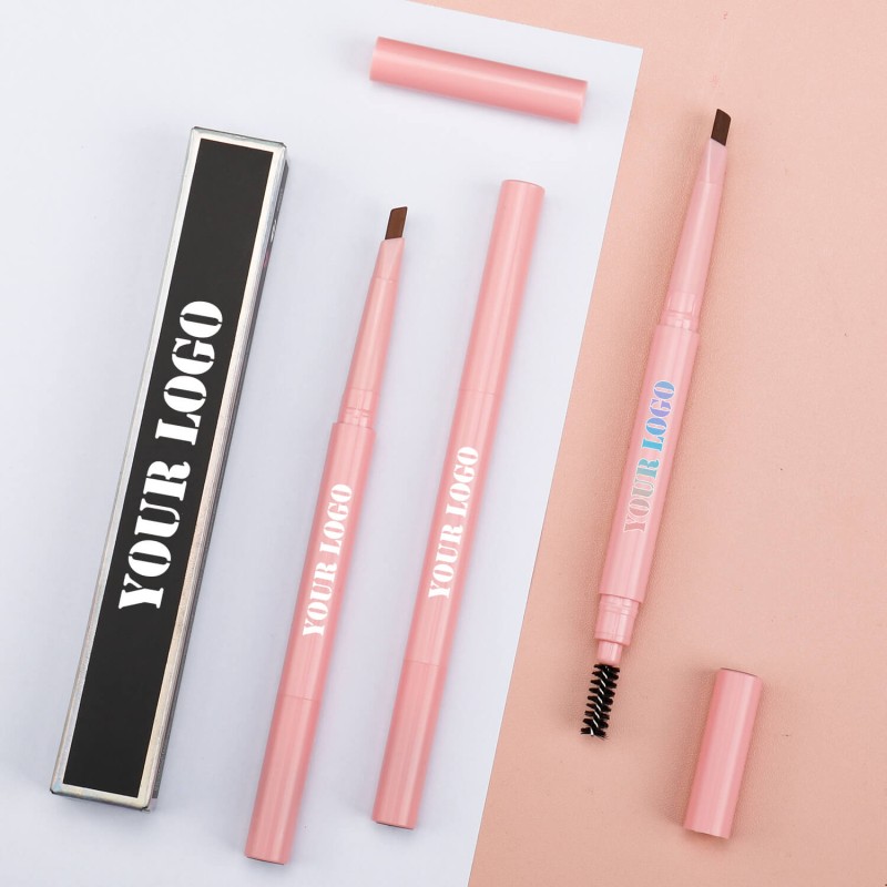 Eyebrow Pencil Factory - Custom Logo Pink Wax Waterproof Long Lasting Vegan