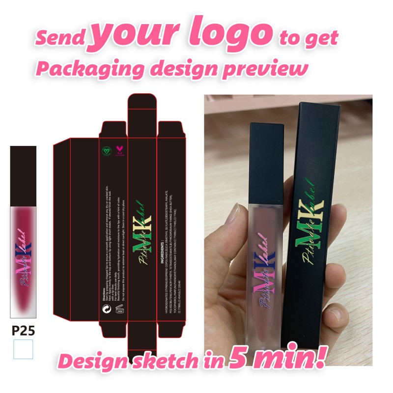 Lipstick Factory - Women Black Lid Matte Box Organic Private Label