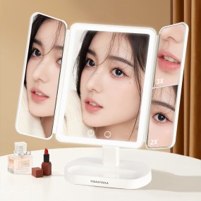 Makeup Mirror Factory - Adjustable Brightness Smart LED Portable Touch Sensor